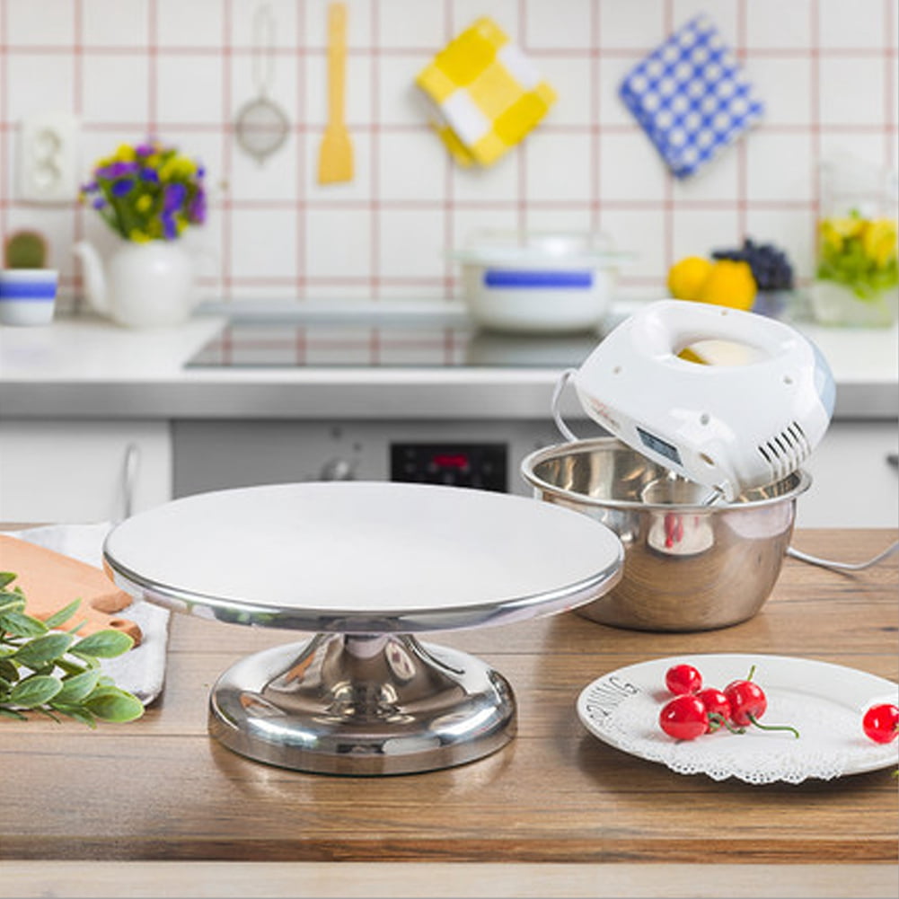Mgaxyff 30cm Household Stainless Steel Cake Stand