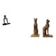 thumbnail image 1 of Escultura de pensador abstracto, figura decorativa, estatua para dormitorio, estantería, armario, chimenea, sujetalibros de gato, soporte decorativo d, 1 of 8
