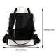 thumbnail image 5 of Mochila De Estudiante Cremallera Moda Bolso De Hombro Antirrobo Mochila Grande Blanco, 5 of 5