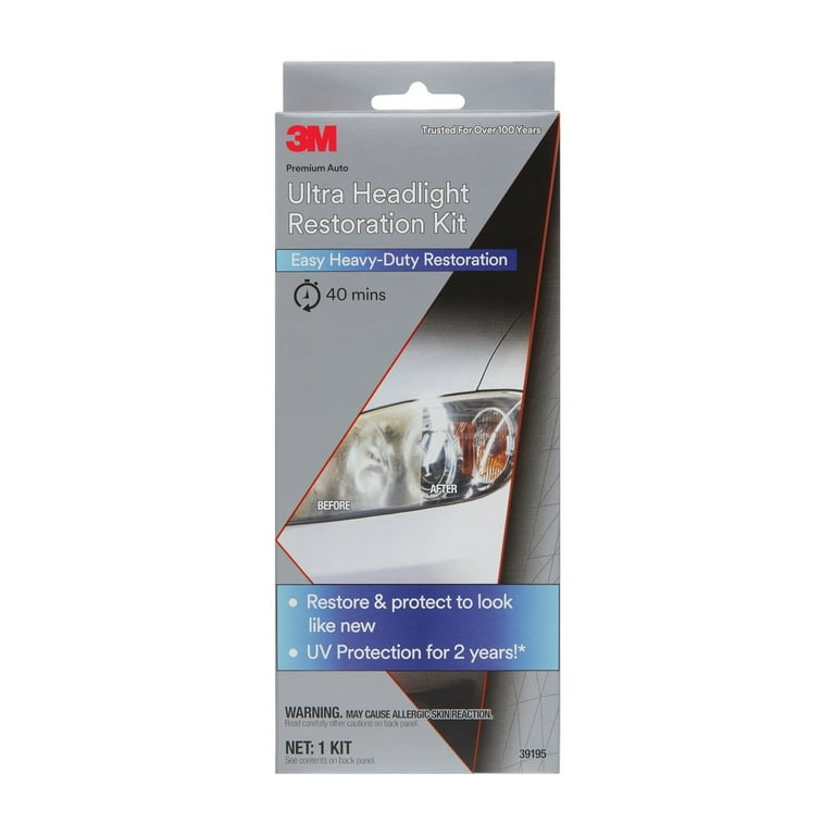 Professional Headlight Restoration Kit with Sanding Discs photo 2