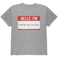 thumbnail image 1 of Halloween Hello I'm Obsessed With My Lizard Youth T Shirt Heather YMD, 1 of 2
