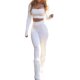thumbnail image 2 of Chaqueta Nueva camiseta casual de punto de manga larga con cuello redondo y pantalones lápiz para mujer Cgtredaw  Para estrenar, 2 of 6