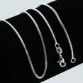 thumbnail image 4 of K-KED Wholesale 5pcs Silver Plated BOX Chain Necklace Fashion Delicate Jewelry findings 16-30"-5pcs/set-26", 4 of 8