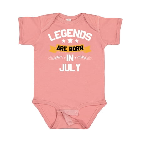 

Inktastic Legends Are Born in July Gift Baby Boy or Baby Girl Bodysuit
