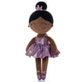 thumbnail image 2 of Gloveleya Soft Dolls Baby Girl Gifts Ballet Girls Plush Baby Doll Ballerina Orange 13 inch, 2 of 11