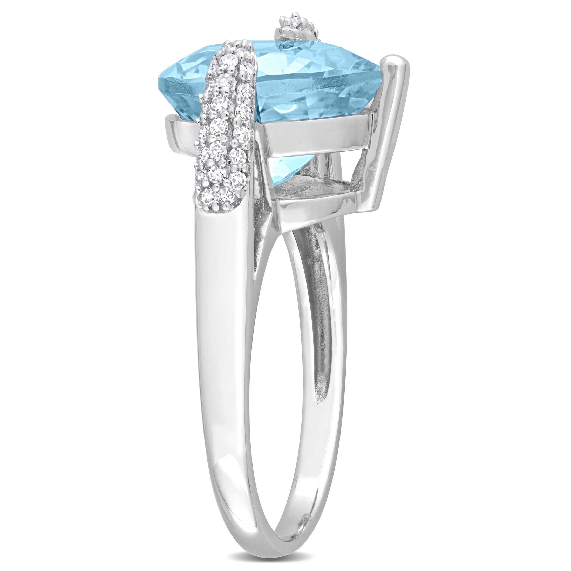 Everly Women's Topaz 14k White Gold Ring