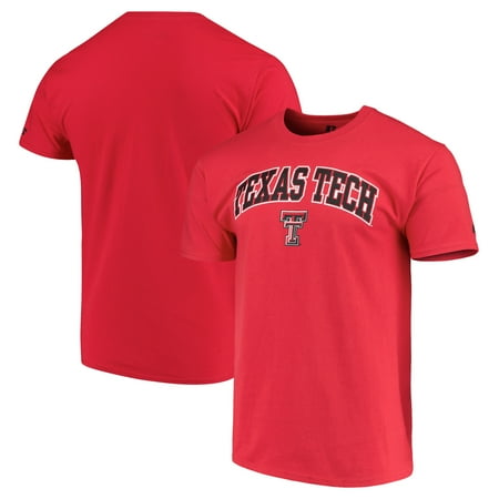 Texas Tech Tie - Texas Tech Red Raiders Russell Crew Core Print T-Shirt - Red