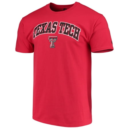- Men's Russell Red Texas Tech Red Raiders Crew Core Print T-Shirt
