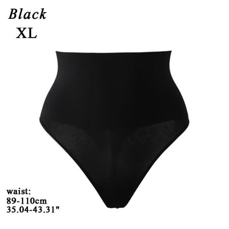 Plus Size Pulling Underwear Butt Lifter Shapewear Wedding Dress Slimming Waist Trainer Cincher Briefs Thong G-string Body Shapers BLACK XL