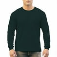 thumbnail image 4 of Men's 250g 100% Cotton Round Neck Regular Solid Long Sleeve T-Shirt, 4 of 13