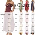 thumbnail image 4 of Laqbezok Sexy Bodysuit and Skirt 2 Piece Set for Women, Backless Halter V-Neck Top & High Slit Maxi Skirt Summer Outfit, Casual Beach Party Clubwear, Solid Color Vacation Dress, 4 of 7
