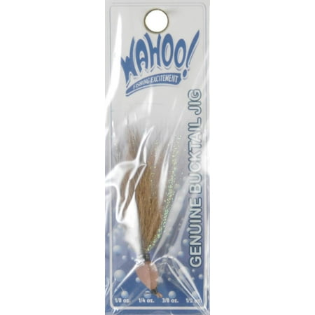 Bonefish Hook - BONEFISH JIG 1/4OZ BROWN Multi-Colored