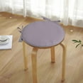 thumbnail image 4 of SUNSIOM Tie-on Round Chair Seat Pad, Solid Color Soft Chairs Cushion, 4 of 9