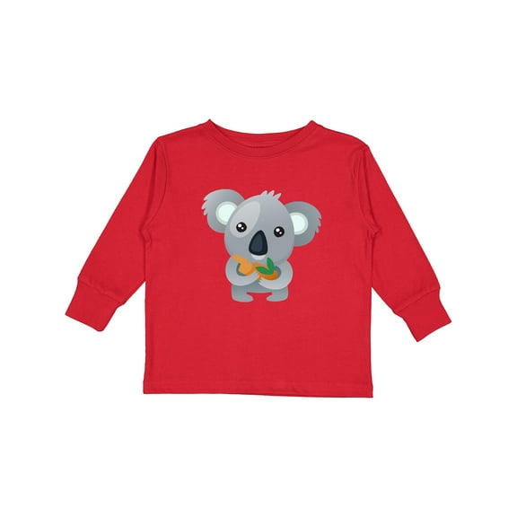 Inktastic Cute Koala Bear Boys or Girls Long Sleeve Toddler T-Shirt