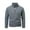 Grey, variant on WILLBEST Hoodies for Men Men Zip Up Hoodie Men Turtleneck Warm Hoodie Autumn and Winter Double with Color Zipper Coat