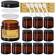 thumbnail image 1 of Frascos de vidrio TENLIG Amber de 120 ml con tapas, paquete de 12, 1 of 9