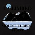 thumbnail image 3 of CafePress - I Climbed Mount Elbert Women's Dark T Shirt - Women's Traditional Fit Dark T-Shirt, 3 of 4