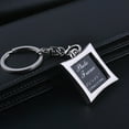 thumbnail image 3 of Personalized Photo Keychain Custom Picture Frame Alloy Keyring Gift for Couples, 3 of 5