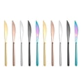 thumbnail image 1 of Juego de cuchillos de mesa con acabado de espejo, diseño simple y elegante que agrega gracia a su mesa, el juego de cuchillos para carne de acero inoxidable dentado garantiza un rendimiento de corte, 1 of 5