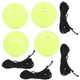 thumbnail image 1 of 4 Unids/set Pelota De Tenis De Alta Elasticidad Con Banda De Goma Para Práctica Deportiva Línea De Cinturón De Entrenamiento, 1 of 7