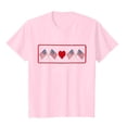 thumbnail image 5 of Duqingm America Shirts for Women 250th Anniversary USA Shirt Womens 250 Years Semiquincentennial V Neck T-Shirt American Flag Graphic Tee Casual Top Pink,3XL, 5 of 5