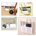 thumbnail image 4 of No Drill Cable Router Storage Box Shelf Wall Hangings Bracket Cable Organizer, 4 of 4