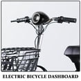 thumbnail image 3 of Miangastore Round Electric Scooter Headlight Black 1Pack 5.7In High Brightness, 3 of 9