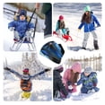 thumbnail image 7 of Honeii Blue Viper Snake Print Kids Knit Beanie Watch Hat ,Knit Cap for Boys and Girls, 7 of 7