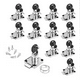thumbnail image 1 of "12pcs Cerradura Chapa Para Muebles Cajones Closet Con Llaves ", 1 of 5