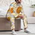 thumbnail image 7 of Fotbe Animals Pattern Long Sleeve Pajama Set for Men,Sleepwear Set,2-piece Loungewear Set,Soft PJs Comfy Nightwear with Pockets-X-Large, 7 of 7
