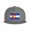 Gray, variant on Snapback Hat Flag Of Colorado Adjustable Flat Bill Brim Hat for Men Women Casual Wear Navy Blue