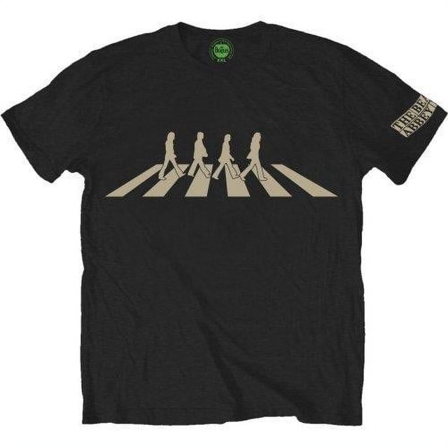 The Beatles - Camiseta Abbey Road Silueta para Adultos Unisex (Negro)