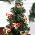 thumbnail image 4 of Arco de árbol de Navidad de 1 a 10 piezas, adornos de campana, 4 tipos mezclados, lazos de jardín para el hogar, decoración de fiesta de Navidad/boda, 4 of 4