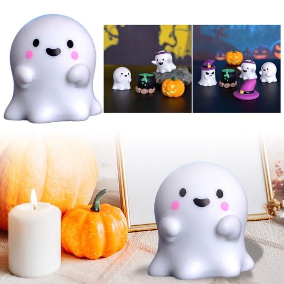 Cute Ghost Stress Relief Toy, Halloween Stress Relief Toy, Anxiety Relief, Cute Ghost Decor Plain,Desk Fidget, Party Favor, Classroom Prize, Small Gift For Halloween Utility