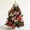2 - Red, variant on Aurorax Prelit Christmas Tree with Treetop and Balls,Mini Tabletop Christmas Tree with Lights,Shatterproof Vintage Christmas Ornaments for Indoor Bedroom Office