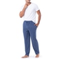 thumbnail image 4 of Pantalón para dormir Fruit of the Loom, tejido de punto para hombre, azul marino, 3X, 4 of 5