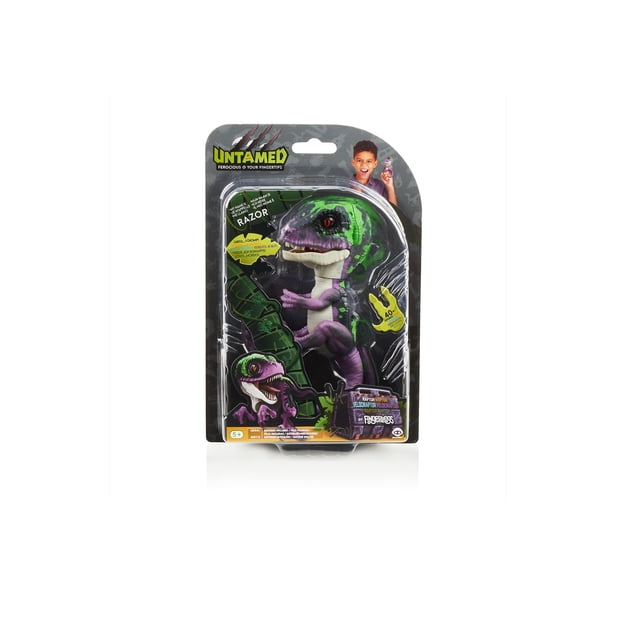Dinosaurio coleccionable interactivo WowWee Untamed Raptor