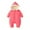 Watermelon Red, variant on Zshosam Baby Fleece Jumpsuit Baby Snowsuit Newborn Winter Clothes Coat Romper Windproof Fleece Hat Zipper Baby Outfit Size 3 6 Months,(Coffee 3-6 Months)
