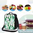 thumbnail image 4 of Vsdgher Cactus Plants Pattern Reusable Lunch Box, Insulated Lunch Bag Thickened Thermal Leakproof Lunch Tote Bag for Adult Office & Travel Picnic, 4 of 7