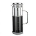 thumbnail image 7 of Cold Brew Iced Coffee Maker Tea Infuser 800ML with Coffee Filter Airtight Cold Brew Pitcher Coffee Accessories Cold Brew System (Silicone sleeve), 7 of 7