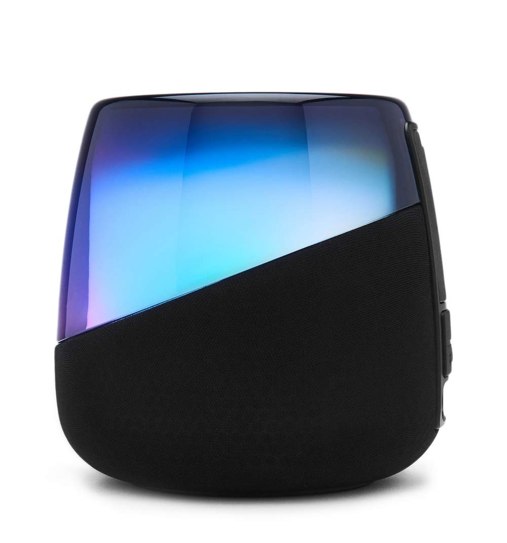 Color Changing Bluetooth Speaker with Passive Subwoofer and Built in Qi-Certified Wireless Charging Pad - image 4 of 6
