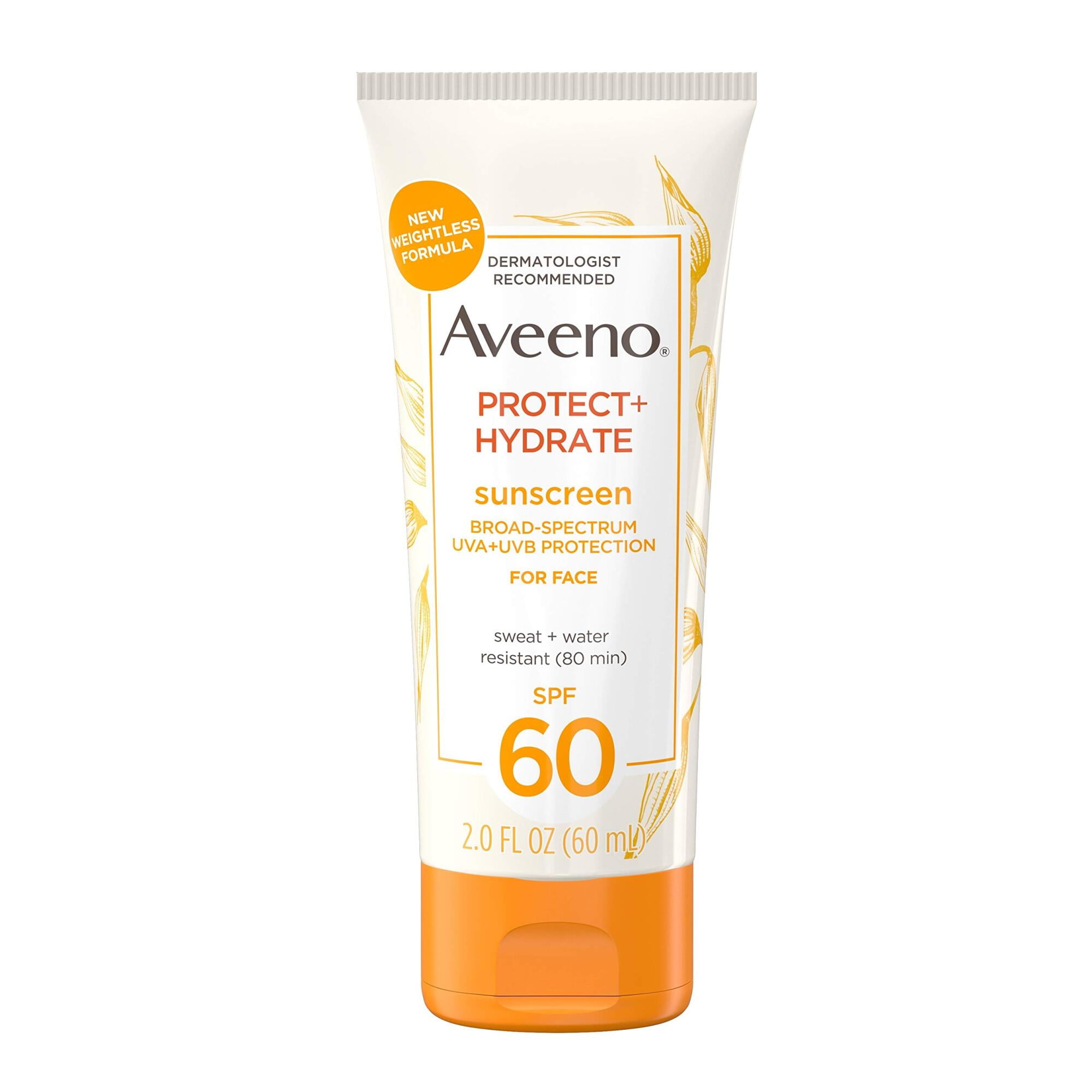 Aveeno Protect + Hydrate Moisturizing Face Sunscreen (Pack of 2)