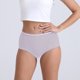 thumbnail image 2 of Calzones De Mujer Algodon Sin Costuras Braguitas Transpirables De Cintura Media y Alta Para Mujer, De Algodón De Color Liso, Con Entrepierna, 6 Unidades, 2 of 4