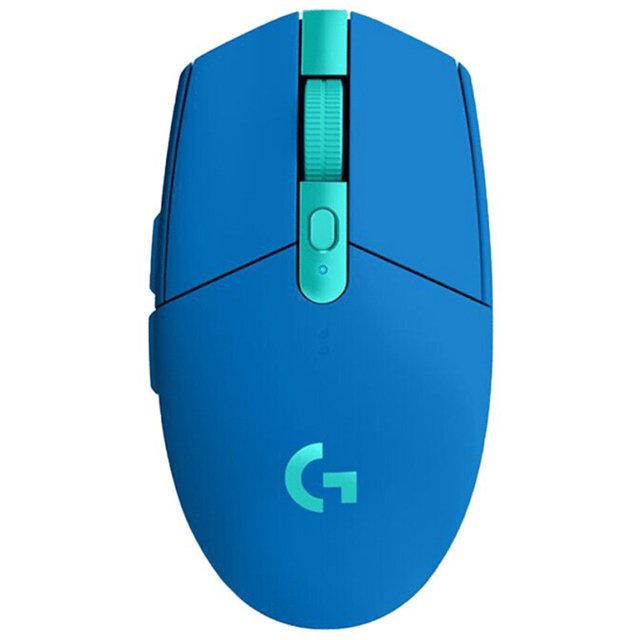 Ratón para juegos G304 inalámbrico 12000DP 6 botones programables para computadora portátil PC azul