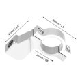 thumbnail image 4 of Rearview Mirror Mount Rearview Mirror Holder 10mm Motorcycle Rearview Mirror Bracket Handlebar Mount Mirror Adapter Holder Clamp 5 Colors, 4 of 8