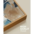 thumbnail image 5 of SHENIFY Abstract Wall Art Blue Gray White Modern Minimalist Painting Decor Graffiti Artwork 11x14in3pcs Natural Framed, 5 of 5