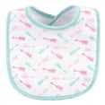 thumbnail image 2 of Luvable Friends Baby Girl Cotton Terry Bibs 10pk, Girl Elephant Damask, One Size, 2 of 6