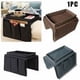 thumbnail image 5 of Organizador de apoyabrazos de sofá, soporte de sofá con control remoto, organizador de sofá de tela Oxford con bandeja portavasos para reposabrazos de silla de colchón reclinable, negro, tamaño libre, 5 of 5