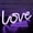 Purple, variant on ED Neon Night Light, Signs Neon Lights Wall Decorative Night Light Battery and USB Powered
