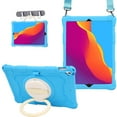 thumbnail image 2 of Dteck Kids Case for Samsung Galaxy Tab A7 Lite 8.7-inch T220 T225,Shockproof Silicone Case 360 Degree rotating Kickstand Cover with Shoulder Strap,Skyblue, 2 of 7